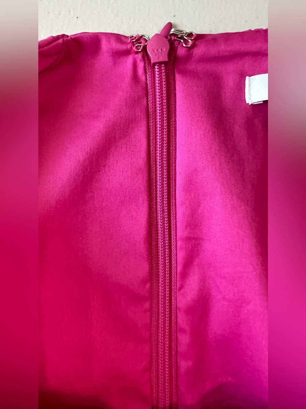 Chico’s Bahamian Pink Balloon Sleeve Tiered Dress Size 1 US 8 - Picture 10 of 13